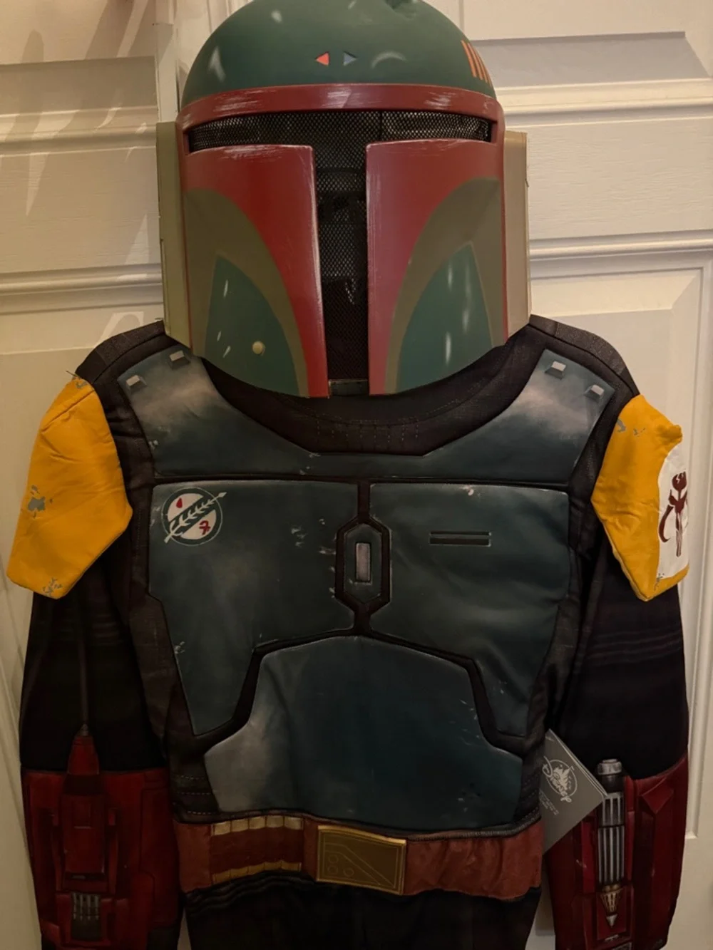 NWT! Disney Parks Store ~ Deluxe Star Wars Boba Fett Costume Adult XSM /Kids XXL - Picture 2 of 11